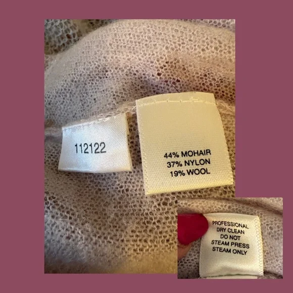 ⭐️ Ann Taylor Whimsy Ruffle Cardigan in Pink - Size Medium - Pre-Loved - Picture 10 of 10